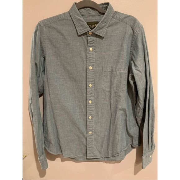 Trumaker Other - Blue Button Down Shirt-TRUMAKER Custom Cotton Long Sleeve EUC Large